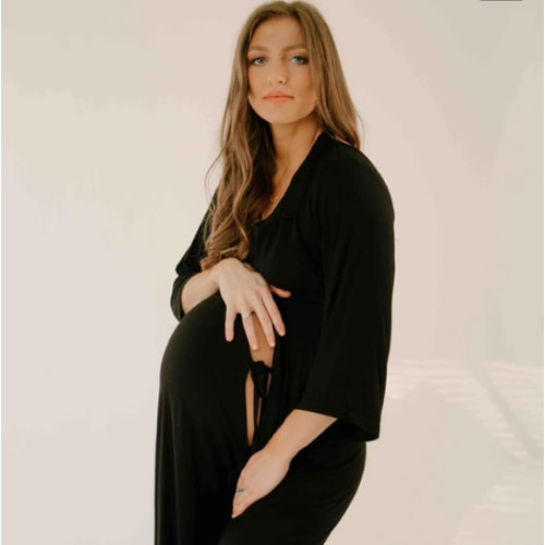 Labor Gown in Black