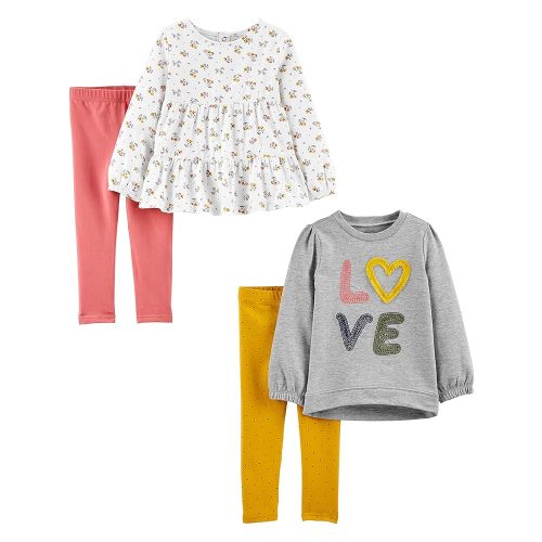 Simple Joys by Carter's girls 4-piece Playwear Set