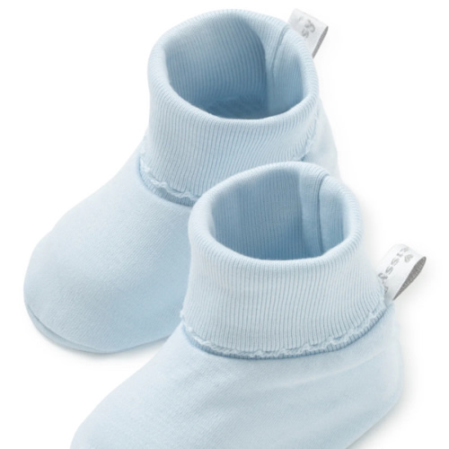 Blue Kissy Basics Booties