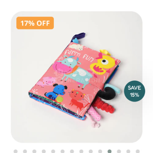 Buy Montessori Baby Soft Sensory Book Online I Montessori Generation