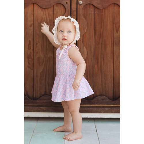 Baby Bitsy Swim Dress in Raquel Pink Floral