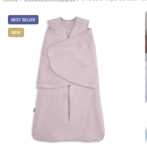HALO Mauve Bamboo Swaddle 2.0 TOG | Gentle, Soft & Snuggly