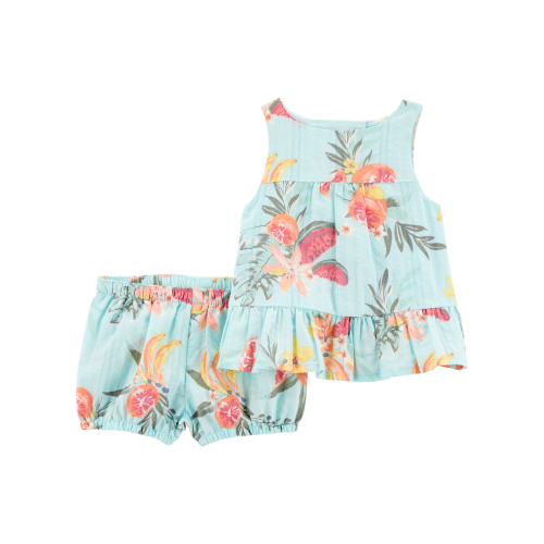 Baby 2-Piece Seersucker Floral Print Set - OshKosh | Carter's