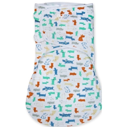 SwaddleMe WrapSack 1-Pack Woof Woof (Large) Secure and Comfortable Swaddling Solution | Buy Now with Express International Delivery | GoSupps.com