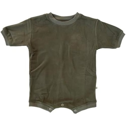 Geneve Oversized Brushed Jersey Romper - Angel Wing Embroidery - Cozy