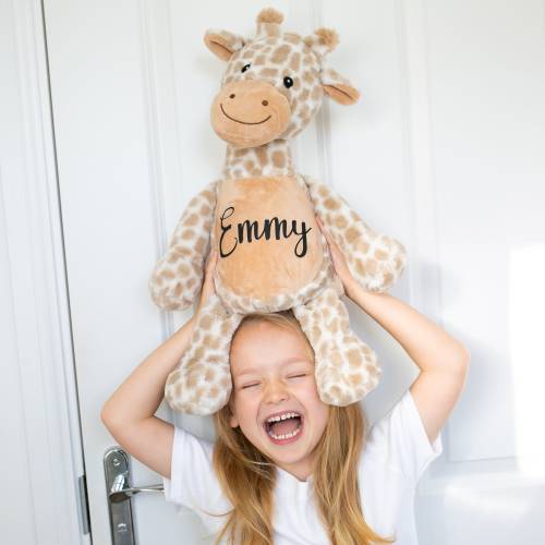 Large Personalised Giraffe Teddy