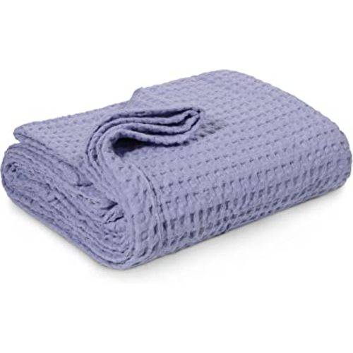 Simka Rose Waffle Baby Blanket-Muslin Swaddle Blankets-Baby Blankets for Boys & Girls Gender Neutral Toddler Blanket 100% Cotton- Stroller & Crib Blanket for Baby Nursery