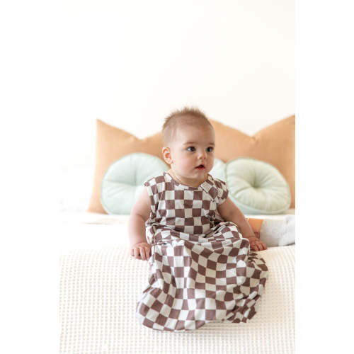 BROWN + WHITE CHECKER | SLEEP SACK