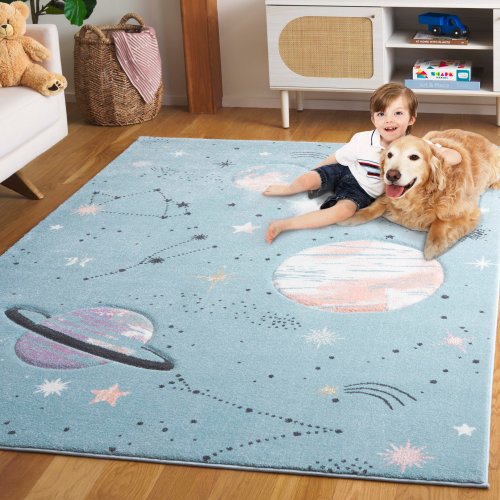 SAFAVIEH Carousel Kids Kyle Solar System Rug