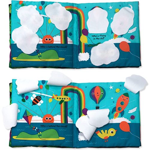 Melissa & Doug Soft Activity Baby Book - The Wonderful World of Peekaboo! - Lift The Flap Busy Book For Toddlers, Sensory Toys For Babies And Toddlers