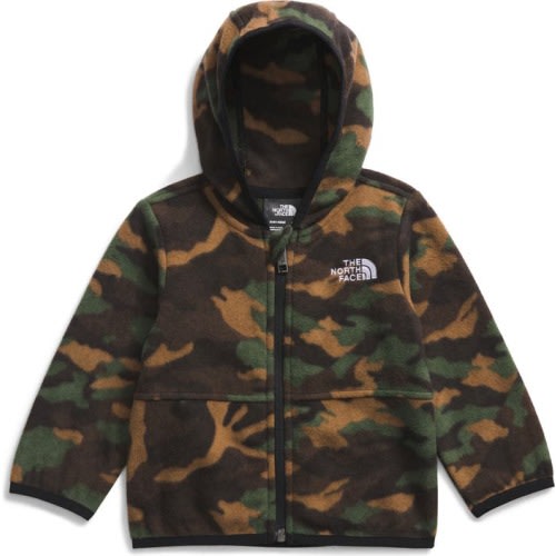 Baby Glacier Fleece Zip Hoodie, 0-3M, Tnf Black Tnf Camo Small Print