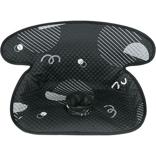 INFANZIA Dry Seat, Car Seat Protector Waterproof Carseat Liner Potty Training Toddlers, Baby and Infants, Piddle Pad for Carseats Strollers (Geometric Black, 1 Pack