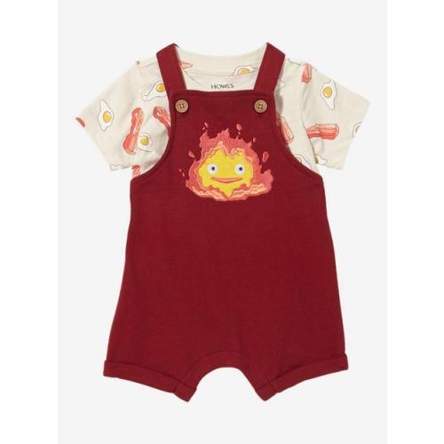 Studio Ghibli Howl's Moving Castle Calcifer Infant Overall Set - BoxLunch Exclusive | BoxLunch