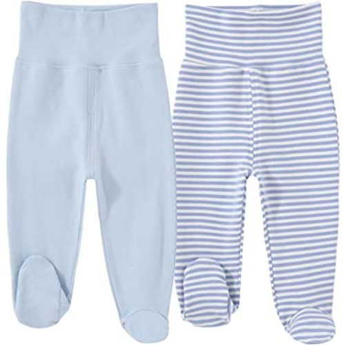 Baby Footed Pants Cotton Newborn Leggings 0-12 Months