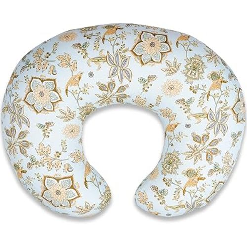 Nursing Pillow & Breastfeeding Pillow – Ergonomic C-Shape for Breastfeeding & Bottle Feeding, Standard Size Breathable with Washable Cover, Hypoallergenic,Tummy Time & Sitting Support (0-18Months)