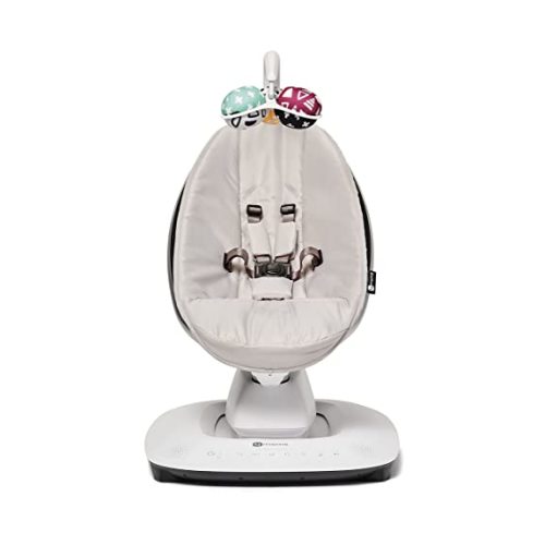 4moms MamaRoo Multi-Motion Baby Swing, Bluetooth Baby Swing with 5 Unique Motions, Grey