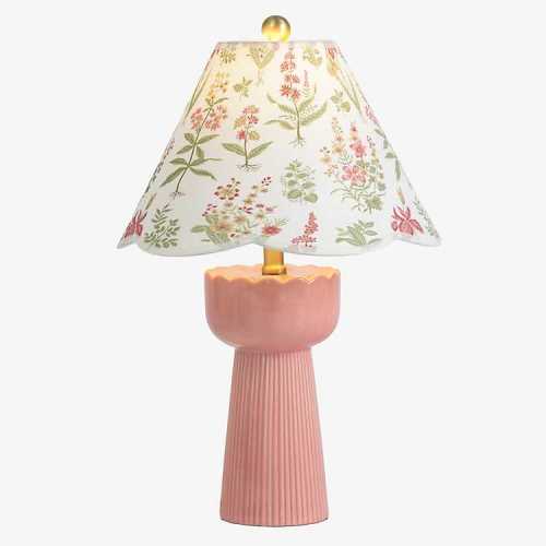 Pink Ceramic Garden Party Table Lamp | Kirklands Home