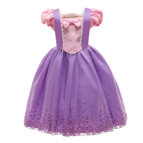 HAWEE Repunzel Princess Dress up Birthday Party Fairy Purple Sofia Costume for Toddler Girls