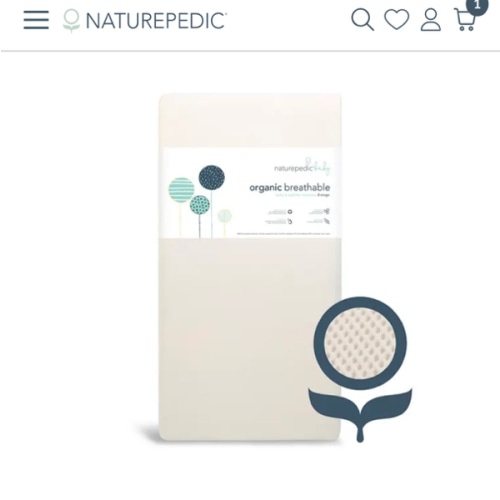 Breathable Organic 2-Stage Baby Crib Mattress
