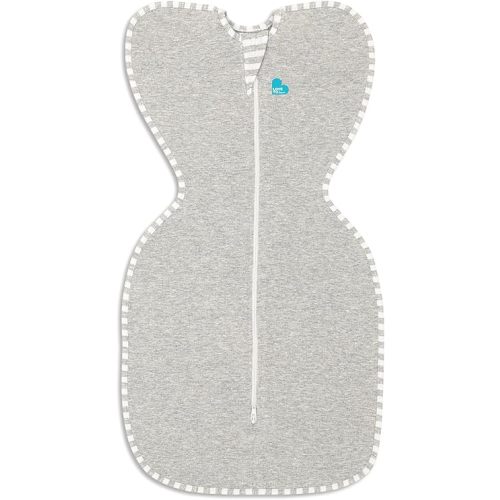 Love to Dream Swaddle UP, Baby Sleep Sack, Self-Soothing Swaddles for Newborns, Improves Sleep, Secure Fit Helps Calm Startle Reflex, Newborn Essentials for Baby, Tiny 4.4lbs, Gray