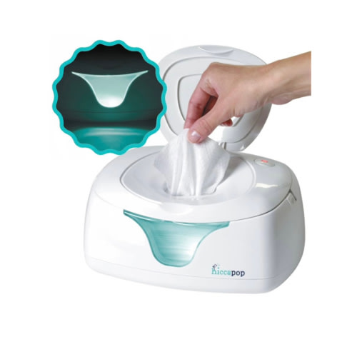 hiccapop Baby Wipe Warmer and Baby Wet Wipes Dispenser | Baby Wipes Warmer for Babies | Diaper Wipe Warmer with Changing Light