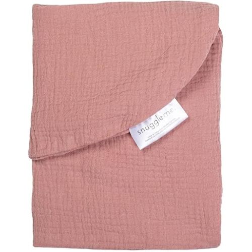 snuggle me® Baby Lounger Muslin Curve Cover - Organic Cotton Fabric - Gumdrop
