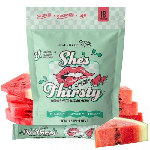 Legendairy Milk Powder She's Thirsty Hydration Supplement - Watermelon - 18ct
