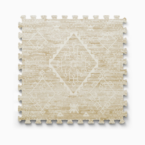 House of Noa Little Nomad Play Mat | Ula - Straw, 8X8
