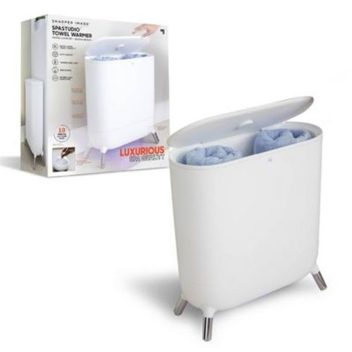 Sharper Image Spastudio Towel Warmer Heated Comfort Aromatherapy