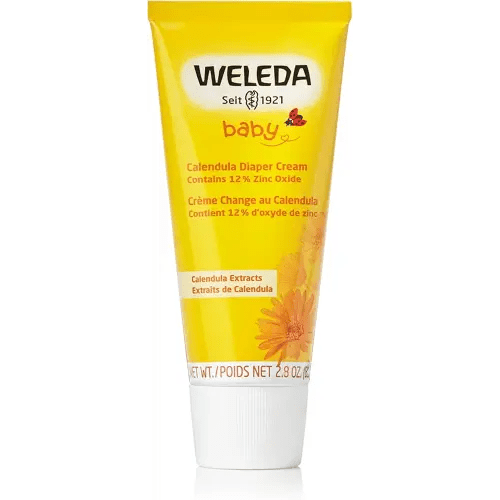 Weleda Baby Calendula Diaper Cream, 2.8 Fluid Ounce, Plant Rich Protection with Calendula, Chamomile, Sweet Almond Oil, Lanolin and Zinc Oxide