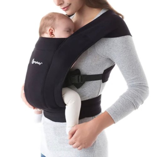 Embrace Newborn Baby Carrier - Pure Black | Ergobaby