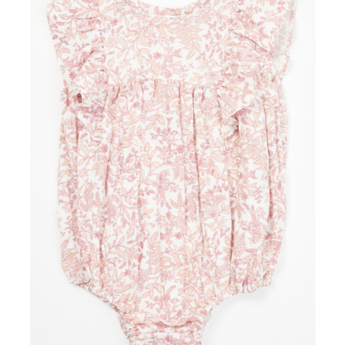 Yura Infant Girls' Printed Ruffle Onesie