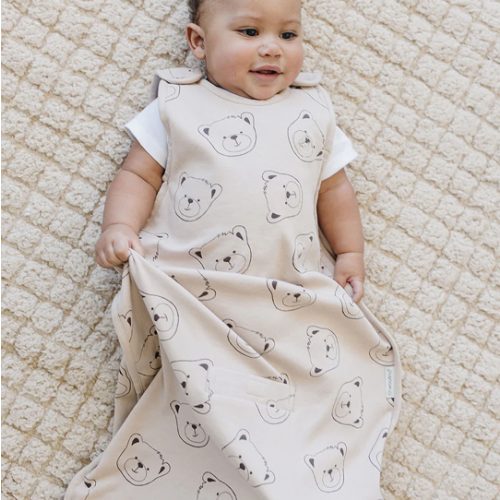 4 Season® Ultimate Baby Sleep Bag, Merino Wool & Organic Cotton, Teddy Bear