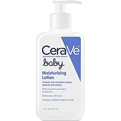 CeraVe Baby Lotion | 8 Ounce | Gentle Baby Skin Care with Hyaluronic Acid | Paraben and Fragrance Free