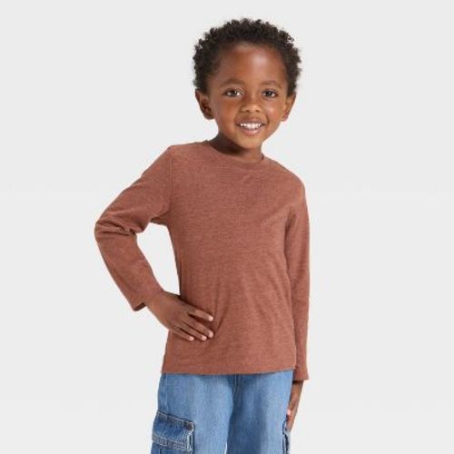 Toddler Boys' Long Sleeve Knit T-Shirt - Cat & Jack™