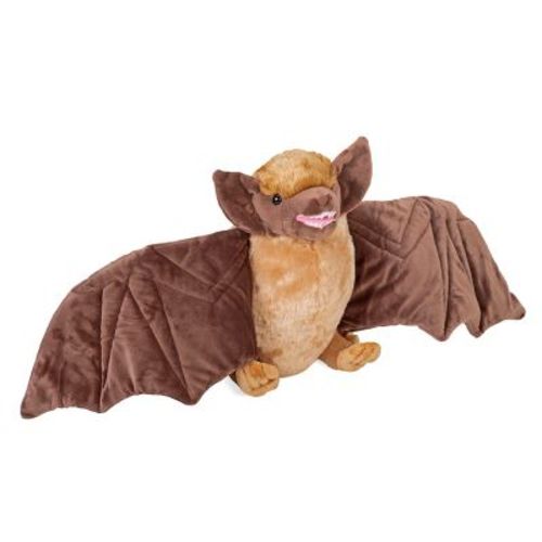Wild Republic Brown Bat Plush, Stuffed Animal, Plush Toy, Gifts for Kids, Cuddlekins 12 Inches