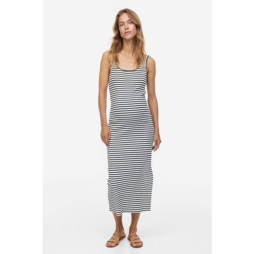MAMA Ribbed Sleeveless Dress