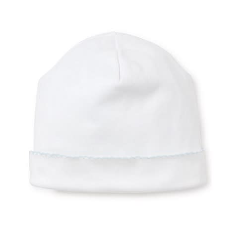 Kissy Kissy White/Blue Trim Hat