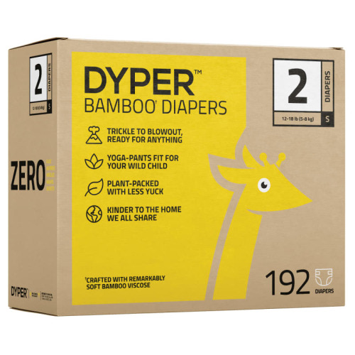Bamboo Diapers - One Month Supply