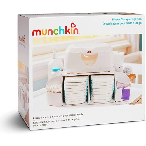 Munchkin® Diaper Change Organizer, Green/white