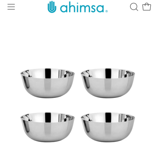 Ahimsa Small Stainless Steel Bowls for Toddlers and Kids – AHIMSA®