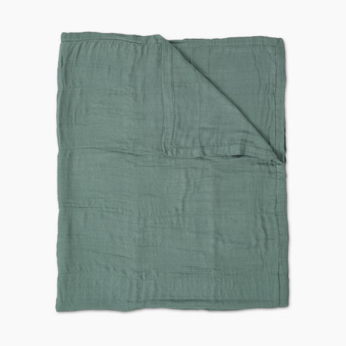 Little Unicorn Deluxe Muslin "Big Kid" Quilt - Sage