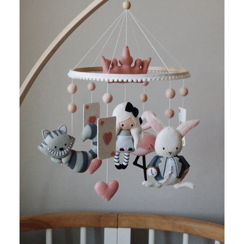 Alice in wonderland Nursery Mobile