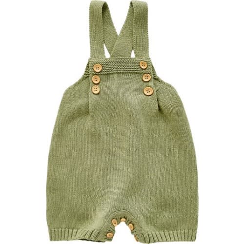 Spencer Knit Cotton Romper, 6-9 M