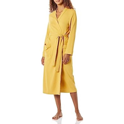Amazon Essentials Women's Lightweight Waffle Full-Length Robe (Available in Plus Size)