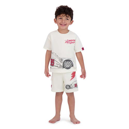 Disney Pixar Cars Toddler Graphic Tee and Shorts Set, 2-Piece, Sizes 12M-5T