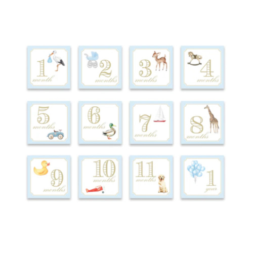 Milestone Cards - Blue