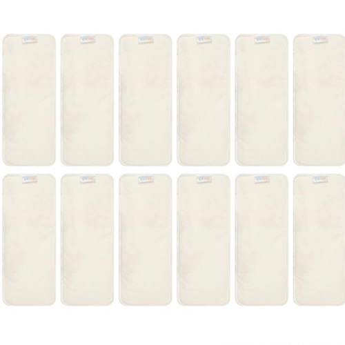 ALVABABY 12PCS Cloth Diaper Inserts - 4-Layer Super Soft Inserts for Diapers and Covers