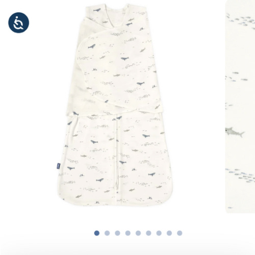 Ocean Life Cotton Swaddle | HALO