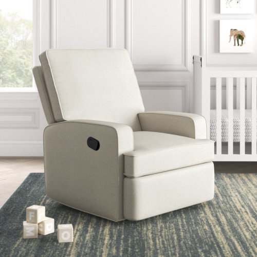 Greyleigh™ Baby & Kids Emily Upholstered Reclining Rocking Chair & Reviews | Wayfair
